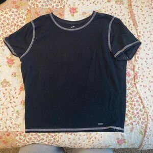 Hollister Black Crop Top